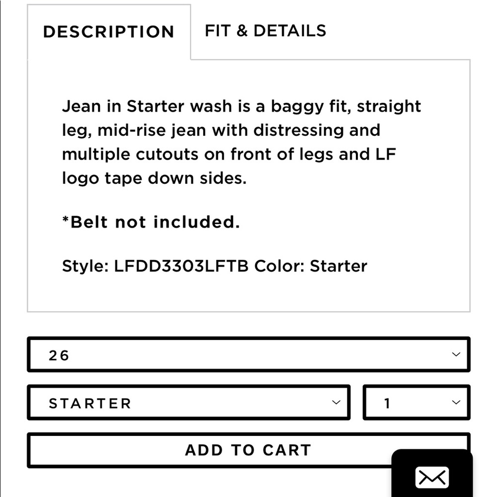 NWT! LF The Brand Jeans 💥 - Picture 7 of 8